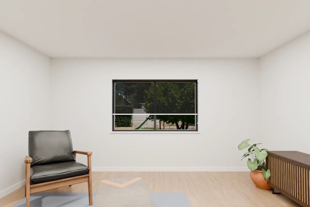 Sunscreen roller. Lounge window.